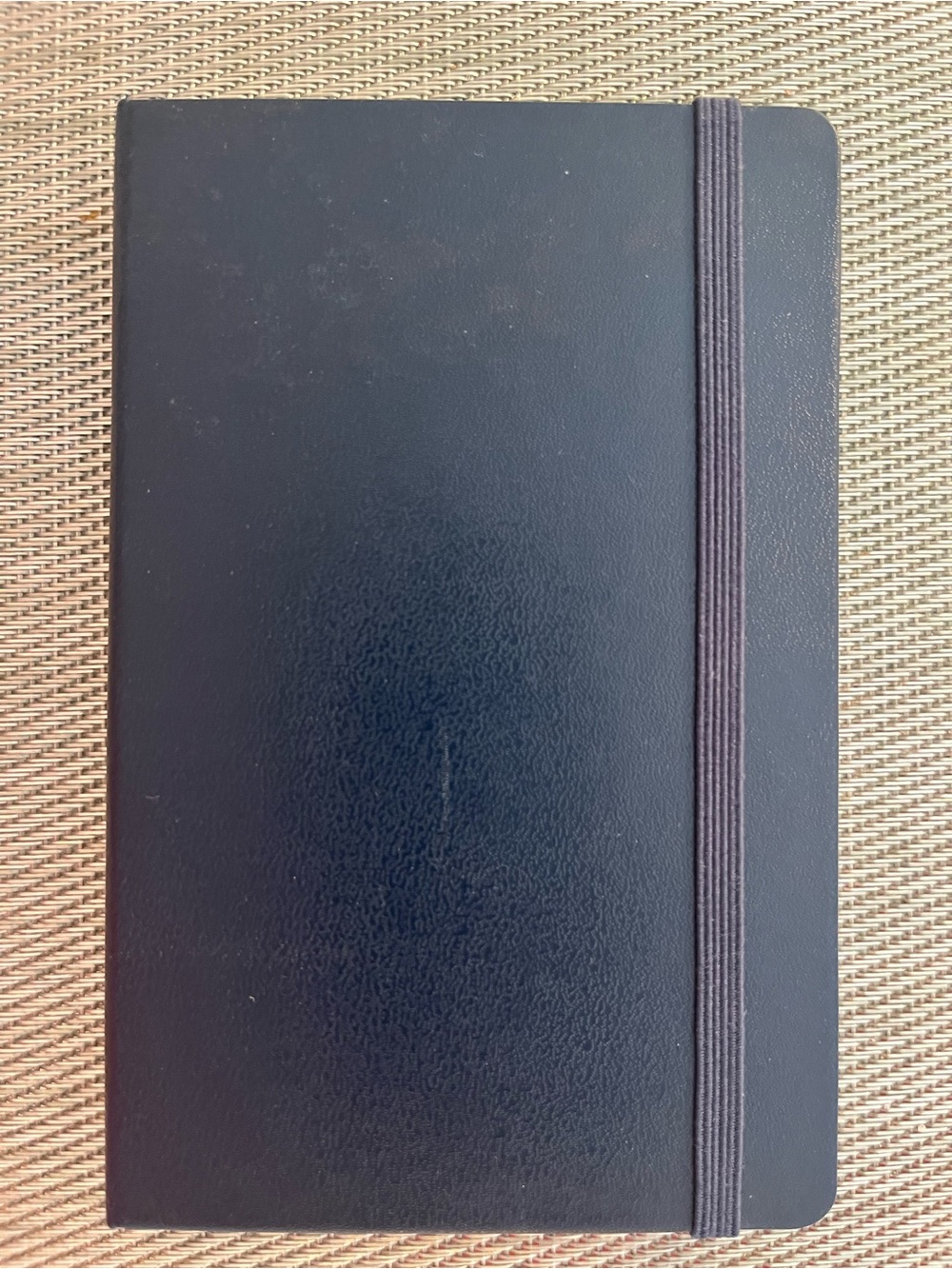 Moleskine Navy Hard Cover Grid Lined Notebook Pocket Size